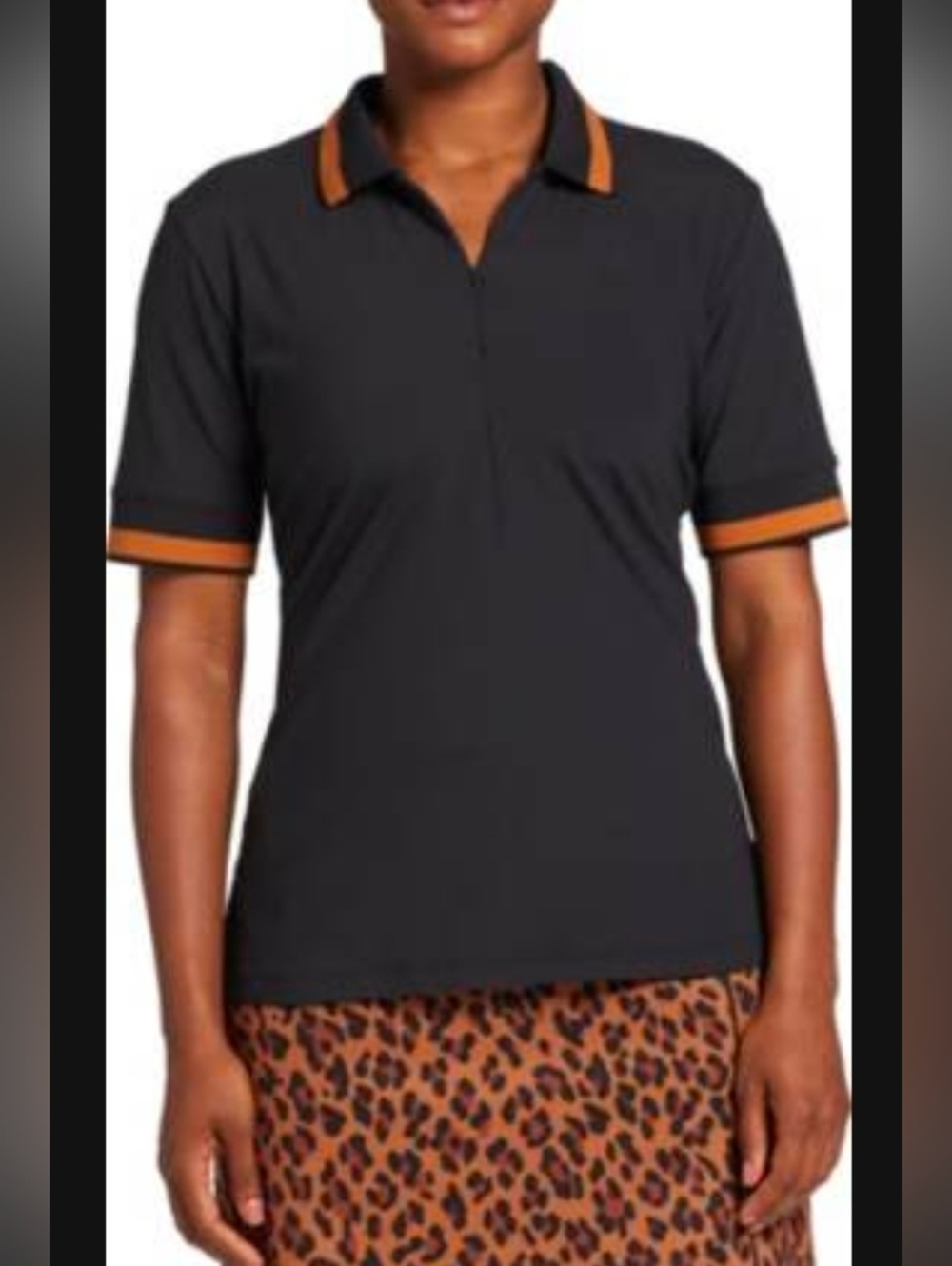 NWT Walter Hagen Women's Rib Half Sleeve Golf Polo XS or XXL